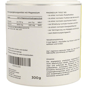 Magnesium-Citrat Pulver - ingenious nature